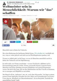 Huffingtonpost Weltmeister sein